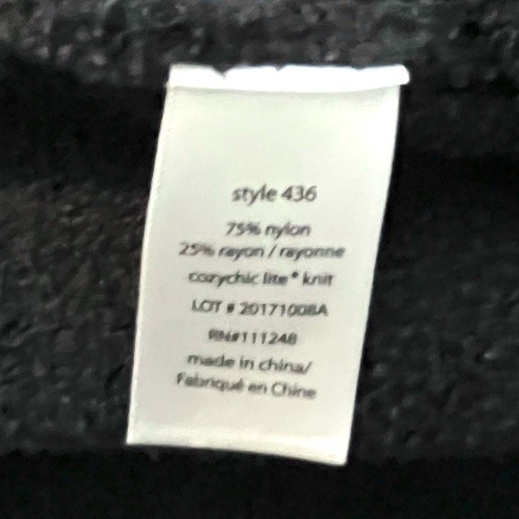 Barefoot Dreams CozyChic Lite Calypso Wrap Waterfall Cardigan - Picture 9 of 9